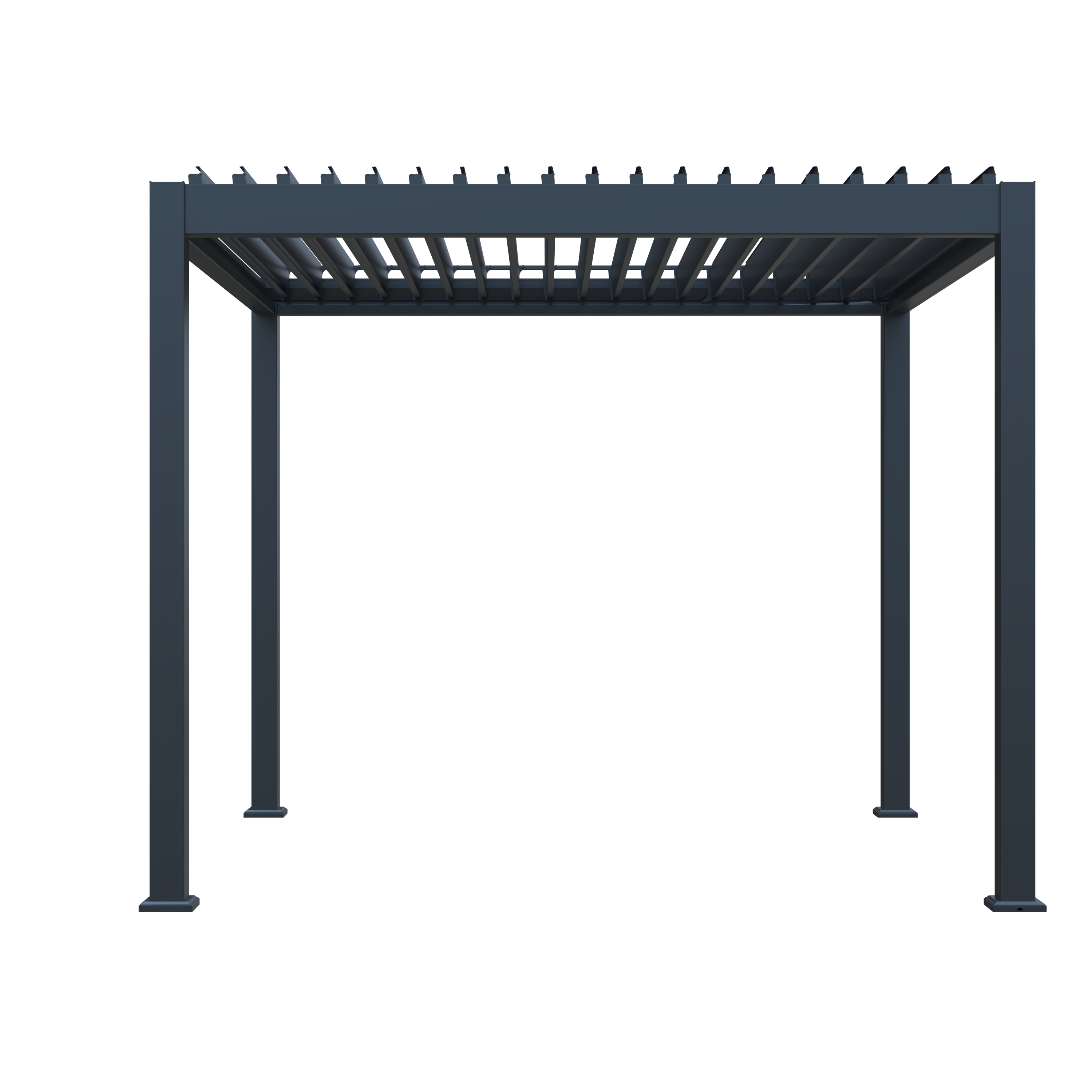 Bioklimatikus pergola, elektromos 3x3 bioklimatikus pergola