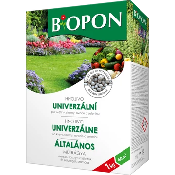 Biopon Általános műtrágya, 1 kg, 40 m2-ig