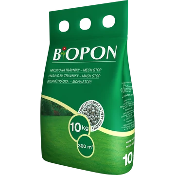 Biopon Gyepműtrágya, Moha Stop, 10 kg, 300 m2-ig