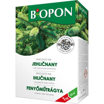 Biopon Fenyőműtrágya, 1 kg, 25 m2-ig