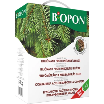 Biopon Fenyőműtrágya megbarnulás ellen, 3 kg, 120 m2-ig