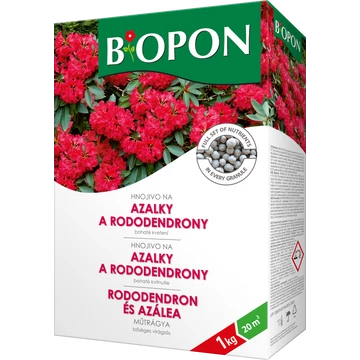 Biopon Rhododendron és Azálea műtrágya, 1 kg, 40 m2-ig