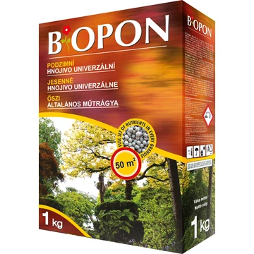 Biopon Őszi általános műtrágya, 1 kg, 50 m2-ig
