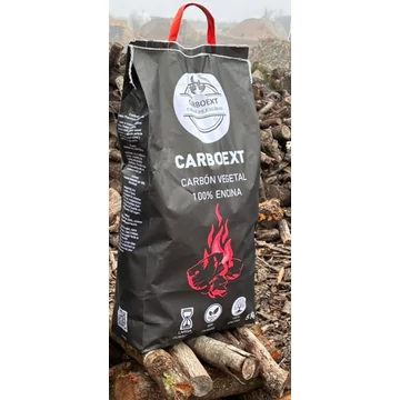 Carboext Prémium Tölgy Grill Faszén – Kamado &amp; BBQ (5 kg) HoReCa hosszú égéssel