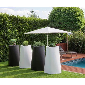 Degardo Varia növényedény szilvamag 750 x 740 x 1100 mm sötét gránit