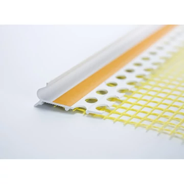 Komplex vízorros profil lábazati sínre PVC hálóval 2,5fm