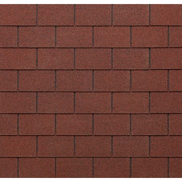 Tegola téglány zsindely ECOROOF 013 vörös mix 2,32m2/csomag