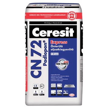 Henkel Ceresit Padlopon Express CN 72 (CN 70) Önterülő aljzatkiegyenlítő 2-15 mm 25 kg