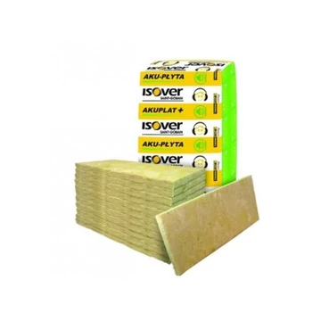 Isover Akuplat+ 7,5 Üveggyapot lemez 1200x600x75 mm 8,64 m2/csomag