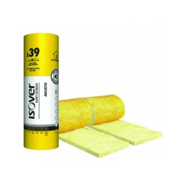 Isover Akusto 50 Twin Válaszfal hangszigetelő üveggyapot filc (2x)50x(2x)600x7500 mm 18 m2/csomag