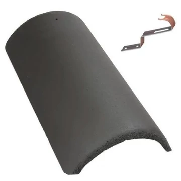 Terrán Kúpcserép (Danubia, Rundo, Zenit) Elegant antracit