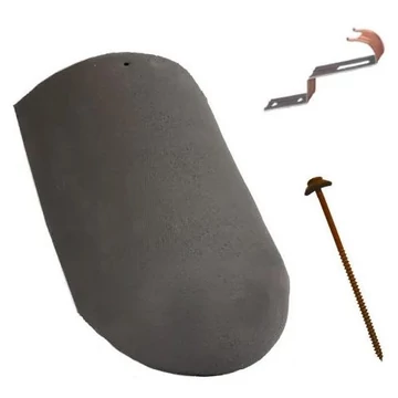 Terrán Kezdő kúpcserép (Danubia, Rundo, Zenit) Elegant antracit