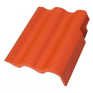 Terrán Synus Szegélycserép jobb ColorSystem meggypiros