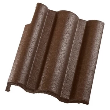 újHÁZ Toscana Lux Matt beton szegélycserép balos barna