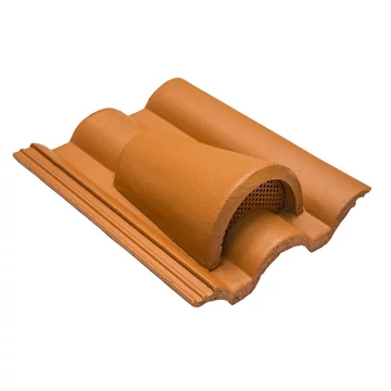 újHÁZ Toscana Lux Matt beton szellőzőcserép kupakkal téglavörös (44 db/rkl)