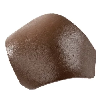 újHÁZ Toscana Lux Matt beton hármas elosztó kúpcserép (rögzítőkapoccsal) barna (40 db/rkl)