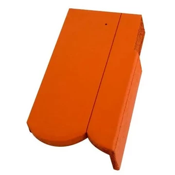 Terrán Rundo 3/4-es szegélycserép bal Elegant tégla (60 db/rkl)