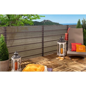 Nortene Havana dekoratív szőtt árnyékoló háló, barna, 1,5x5m