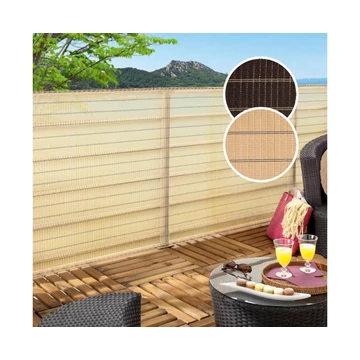 Nortene Havana dekoratív szőtt árnyékoló háló, natur fa színű, 1,5x5m