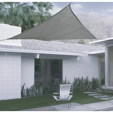 Nortene Sun-net Kit Tissé szőtt napvitorla háromszög alakú antracit 3x3x3 m