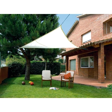 Nortene Sun-net Kit poliészter napvitorla bézs 3,6x3,6 m