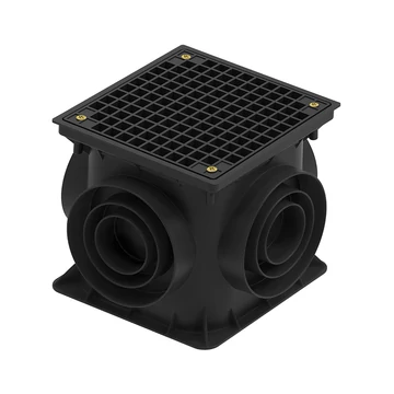 Komplex kültéri víznyelő műanyag ráccsal 250x250 mm