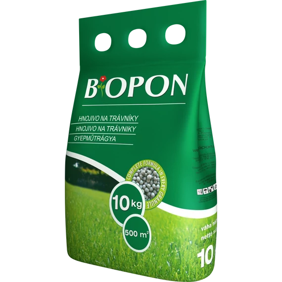 Biopon Gyepműtrágya, 10 kg, 500 m2-ig (B1048)