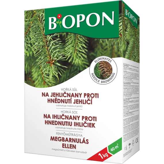 Biopon Fenyőműtrágya megbarnulás ellen, 1 kg, 40 m2-ig (B1055)