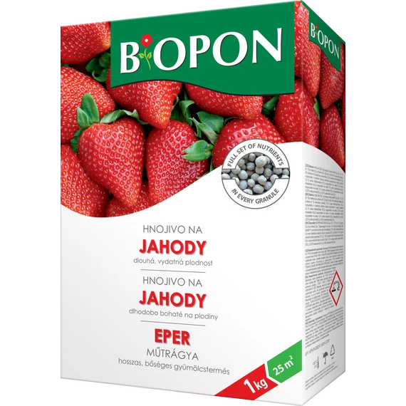 Biopon Eper műtrágya, 1 kg, 25 m2-ig