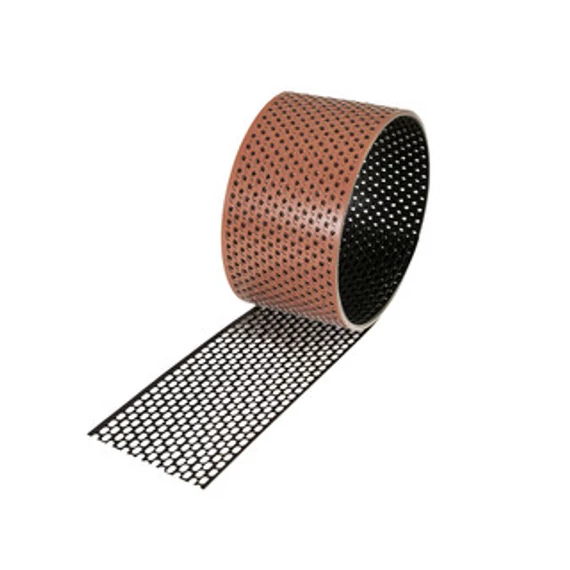 Dachler Alumínium Szellőzőszalag kétoldalú fekete/téglavörös 100 mm x 5 m