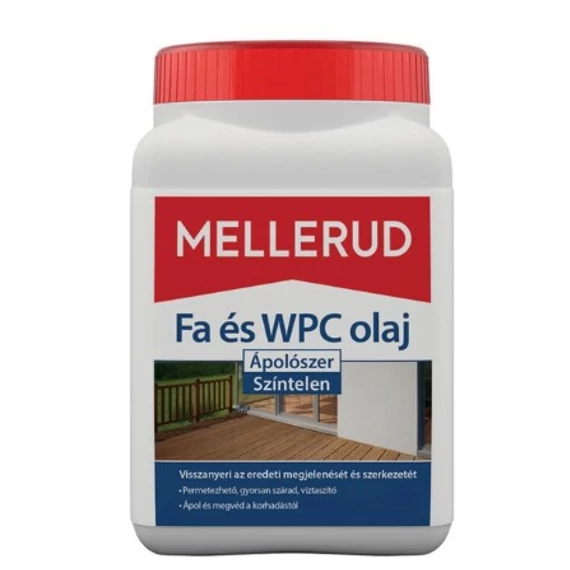 Mellerud Fa és WPC olaj ápolószer színtelen 0,75 l