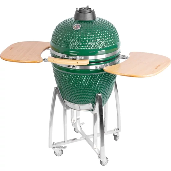 SLTR Grill Strend Pro Kamado Egg 21&quot; zöld - 46,7 cm átmérő