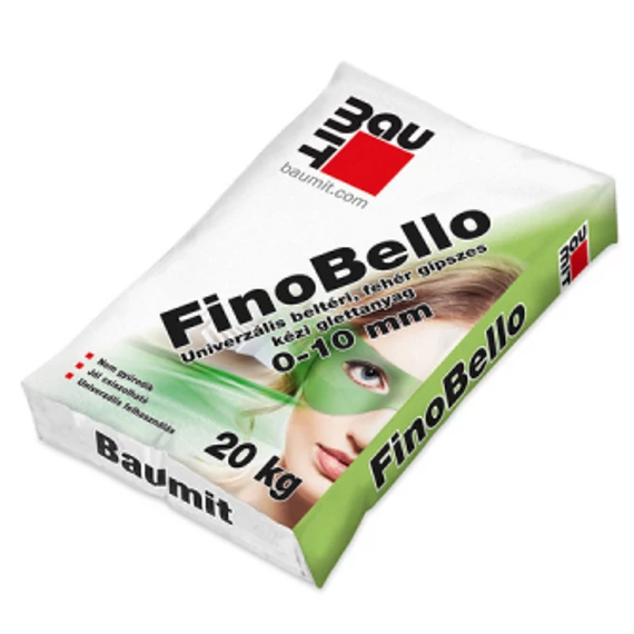 Baumit FinoBello Gipszes glett 0-10 mm fehér 20 kg