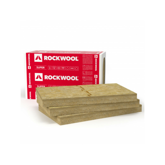 Rockwool Frontrock Super Vakolható kőzetgyapot hőszigetelő lemez 1000x600x80 mm