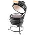 Kép 2/2 - SLTR Grill Strend Pro Kamado Egg 13&quot; fekete - 27 cm átmérő nyitva