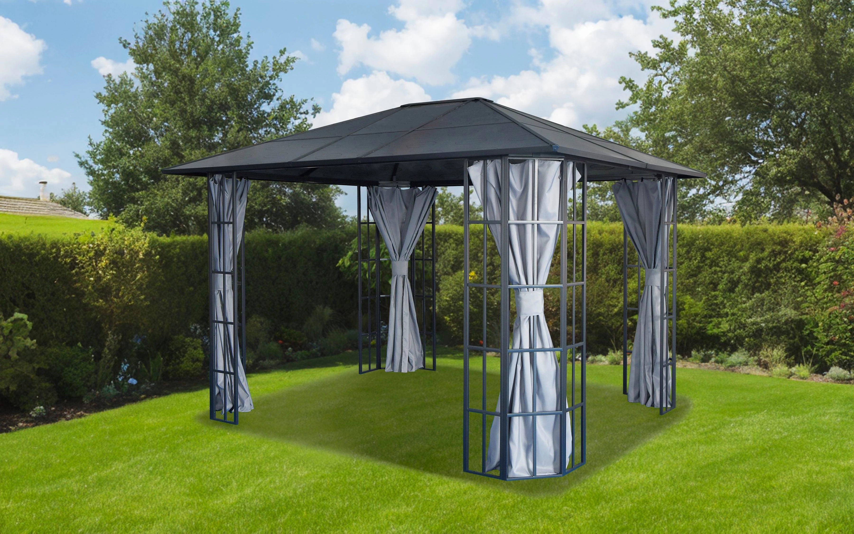 Sunrite Nico - Pavilon függönyökkel 3x3M