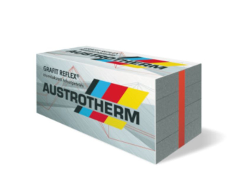 Austrotherm Grafit Reflex Homlokzati hőszigetelő lemez 10 cm, 2,5 m2/csomag