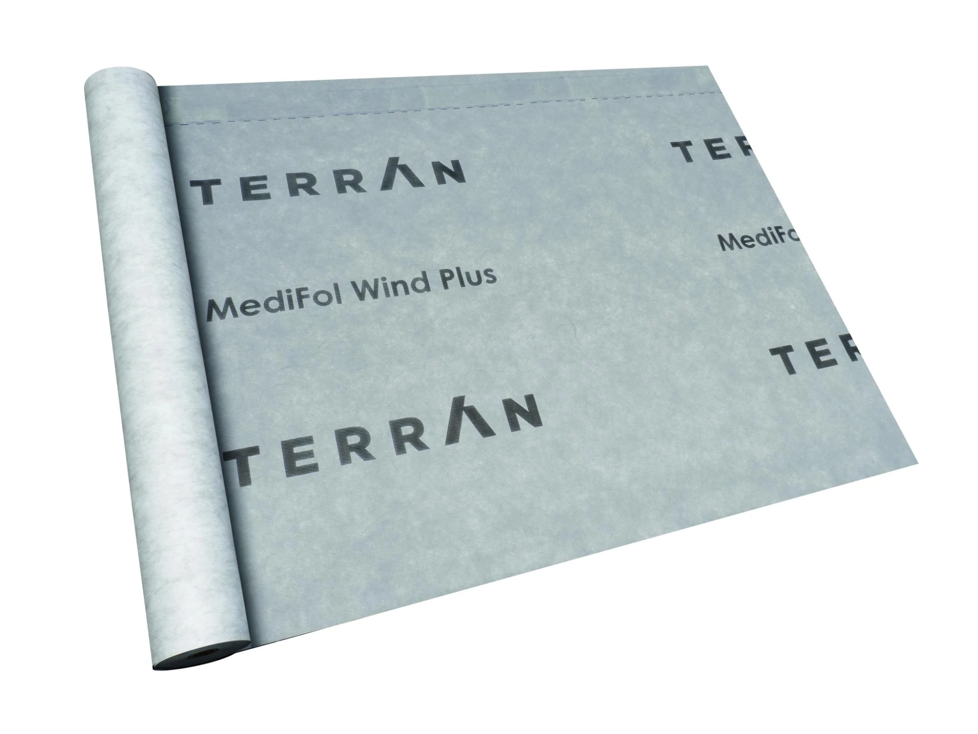 Terrán MediFol Wind Plus Páraáteresztő tetőfólia 2 ragasztósávval 140 g, 75 m2/tekercs