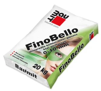 Baumit FinoBello Gipszes glett 0-10 mm fehér 20 kg