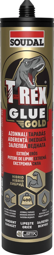 Soudal T-Rex Gold Szerelőragasztó 290 ml (12 darab/karton)