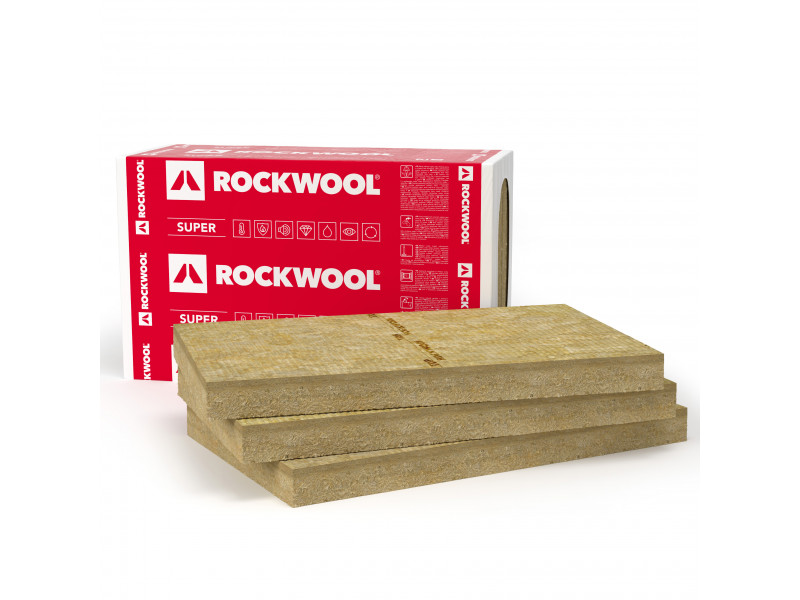 Rockwool Frontrock Super Vakolható kőzetgyapot hőszigetelő lemez 1000x600x80 mm